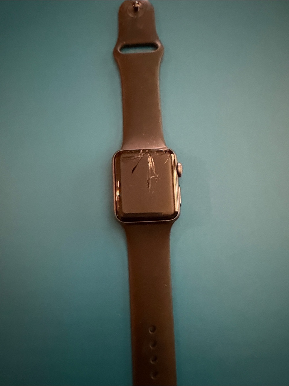 Apple Black Smartwatch with Black Sport Band
